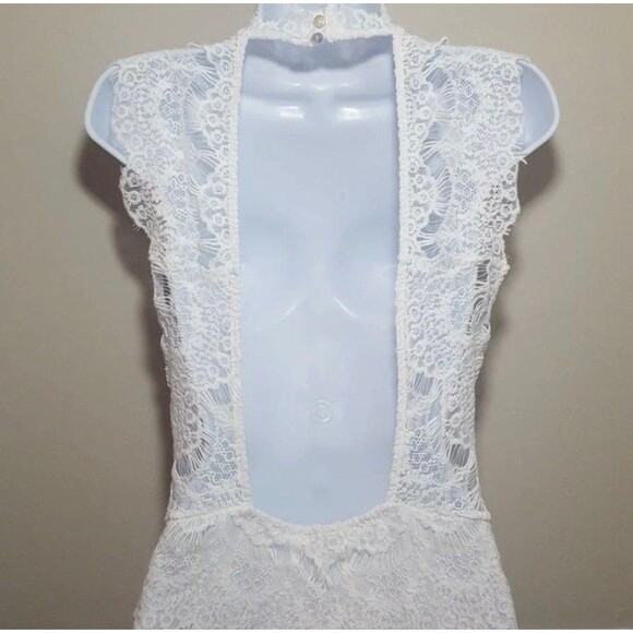 NWT INTIMATE BY FREE People white boho wedding Dress - Picture 5 of 7